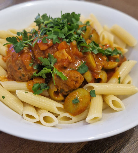 Spicy Tomato Meatballs