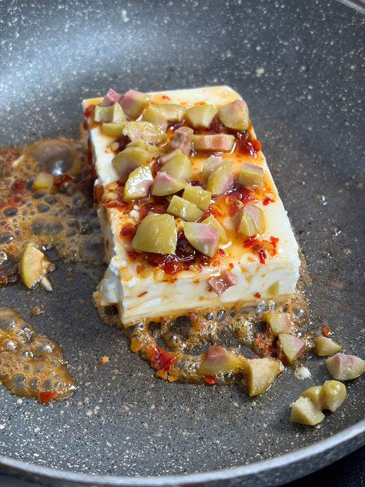 Feta with Hot Honey