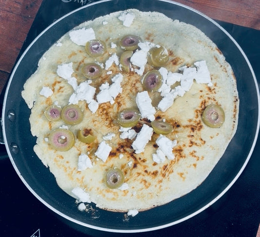 Savoury Pancake With Olives