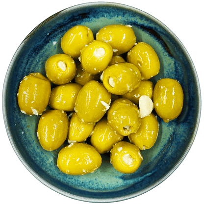 Hand Stuffed Garlic Olives