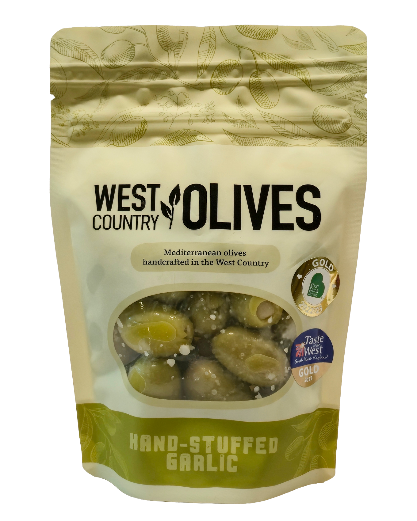Hand Stuffed Garlic Olives