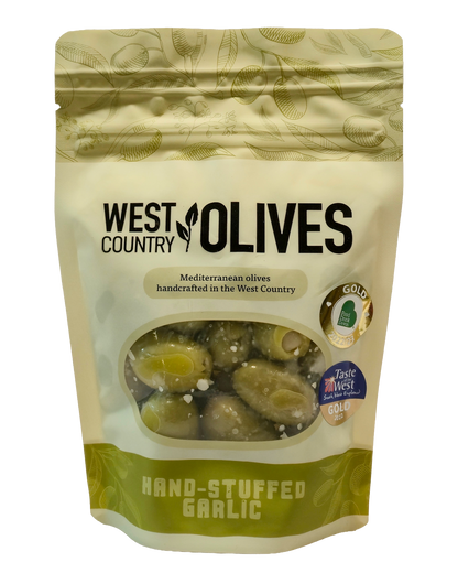 Hand Stuffed Garlic Olives