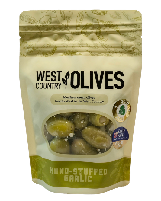 Hand Stuffed Garlic Olives