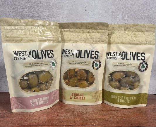3 x Garlic Olive Bundle