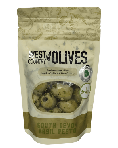 South Devon Basil Pesto Olives